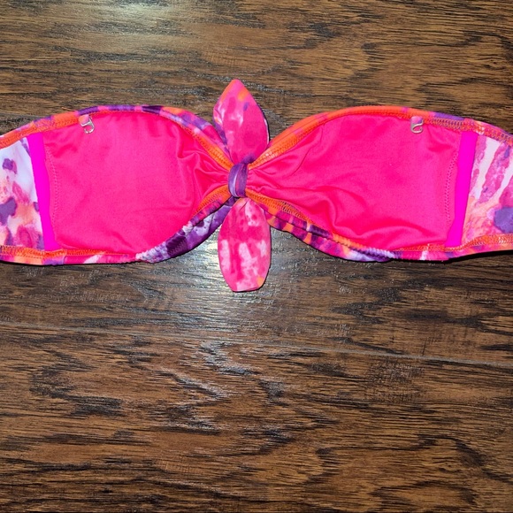 Victoria’s Secret Bandeau Tie Dye Bikini Swim XS Top - Picture 5 of 6